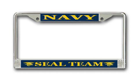 U.S. Navy Seal Team License Plate Frame