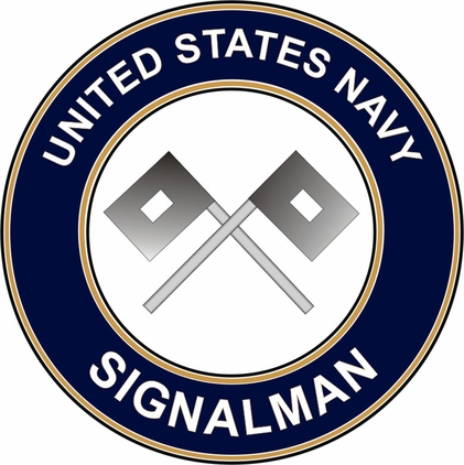 U.S. Navy Signalman SM Decal
