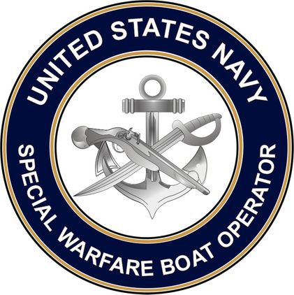 U.S. Navy Special Warfare Boat Operator SB decal