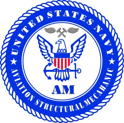 U.S. Navy Aviation Structural Mechanic AM Decal Sticker