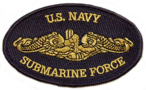 U.S. Navy Submarine Force Gold Dolphins Patch