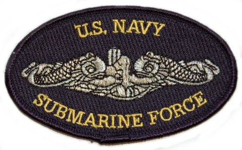 U.S. Navy Submarine Force Silver Dolphins Patch
