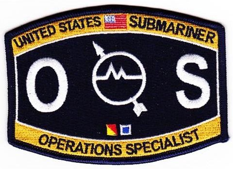 U.S. Navy Submariner Operations Specialist OS Patch