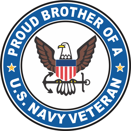 U.S. Navy Veteran Proud Brother Decal