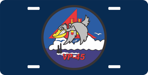U.S. Navy VP-45 Squadron License Plate