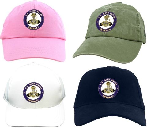 U.S. Navy WAVES Veteran Custom Embroidered Caps