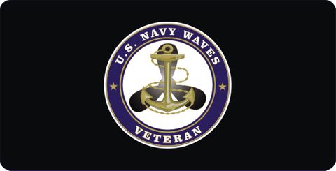 U.S. Navy WAVES License Plate