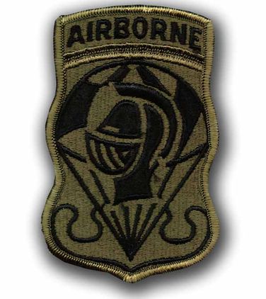 US PARACHUTTE TEAM SUBDUED 4&frac14;" MILITARY PATCH