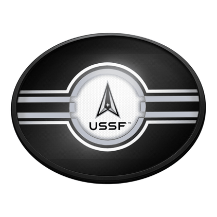 US Space Force: Oval Slimline Lighted Wall Sign