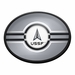 US Space Force: Oval Slimline Lighted Wall Sign