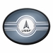 US Space Force: Oval Slimline Lighted Wall Sign