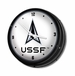 US Space Force: USSF - Retro Lighted Wall Clock