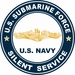 US Submarine Force Silent Service Gold Dolphins Decal