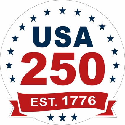 USA 250 with Banner Vinyl Decal