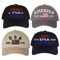 USA 250th Anniversary Caps Thumbnail Illustration