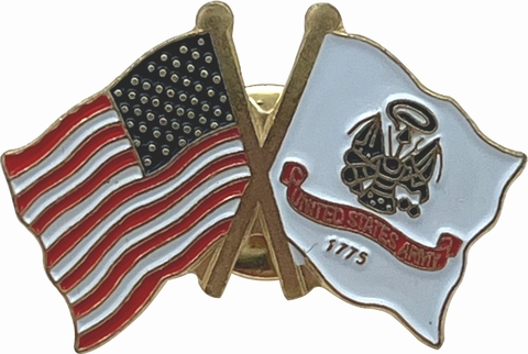 USA & Army Flag Lapel Pin