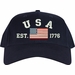 USA Est 1776 Embroidered Cap