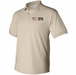 USA Est 1776 (Split) Embroidered Polo