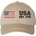 USA Est 1776 (Split) Unstructured Dad Cap