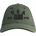 USA Est 1776 Subdued Embroidered Cap