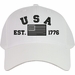 USA Est 1776 Subdued Embroidered Cap