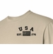 USA Est 1776 Subdued Embroidered T-Shirt