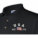 USA Est 1776 (Waving Flag) Embroidered Polo