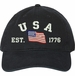 USA Est 1776 (Waving Flag) Unstructured Dad Cap