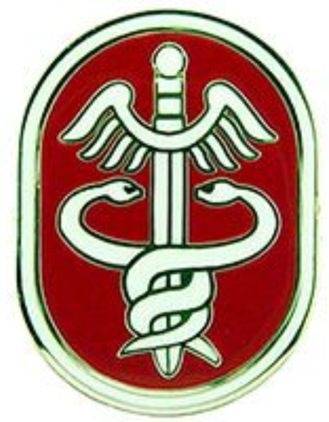 USA Health Service Command Lapel Pin