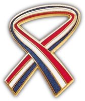 USA Ribbon 7/8 Lapel Pin
