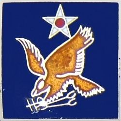 USAF 2nd Air Force Lapel Hat Pin