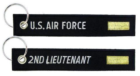 USAF 2nd Lieutenant Keychain
