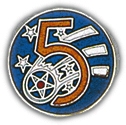 USAF 5th Air Force Lapel Hat Pin