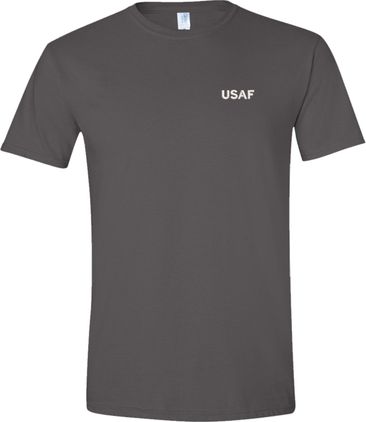 USAF Charcoal Soft Style T-Shirt X-Large