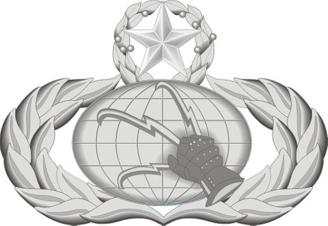 USAF Communications Badge Decal Sticker