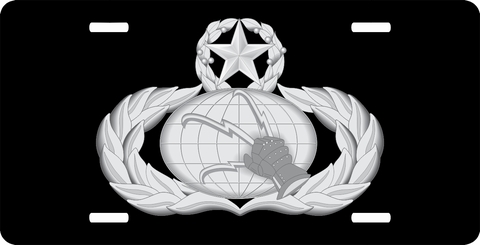 USAF Communications Badge License Plate