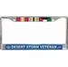 USAF Desert Storm Veteran 3-Ribbon Stack License Plate Frame