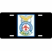 USAF Fire Protection License Plate