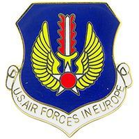 USAF In Europe Shield Lapel Pin (1 1/8 inch)