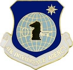 USAF Intel Agency Shield 1" Lapel Hat Pin