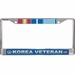 USAF Korea Veteran 3-Ribbon Stack License Plate Frame