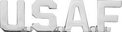 USAF MILITARY LAPEL PIN - Silver