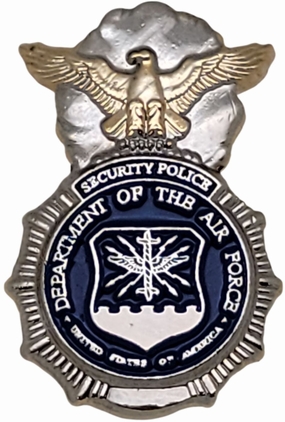 USAF Security Police 1 1/8" Lapel Pin