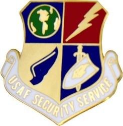 USAF Security Service 1 1/8" Lapel Pin