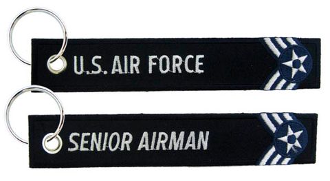 USAF Senior Airman Keychain