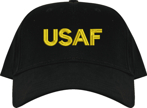 USAF Text Only USA Cap