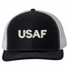 USAF Text Only USA Mesh-Back Cap