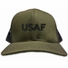 USAF Text Only USA Mesh-Back Cap