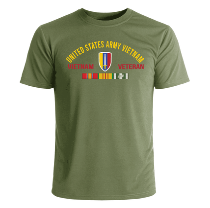 USARV Vietnam Veteran with Ribbons T-Shirt