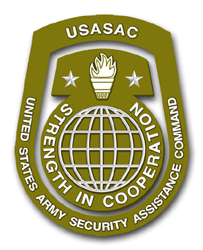 USASAC Patch Vinyl Transfer Decal